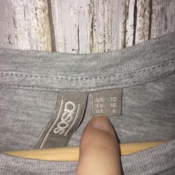 ASOS Basic Grey Tee - Picture 4 of 4